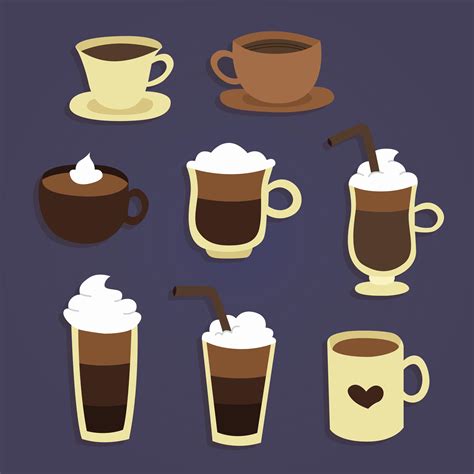 Coffee Cups Vector 180391 Vector Art At Vecteezy