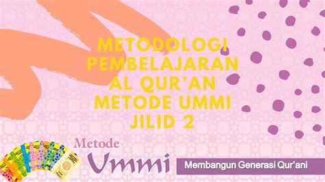 metode ummi jilid  halaman  sd  youtube