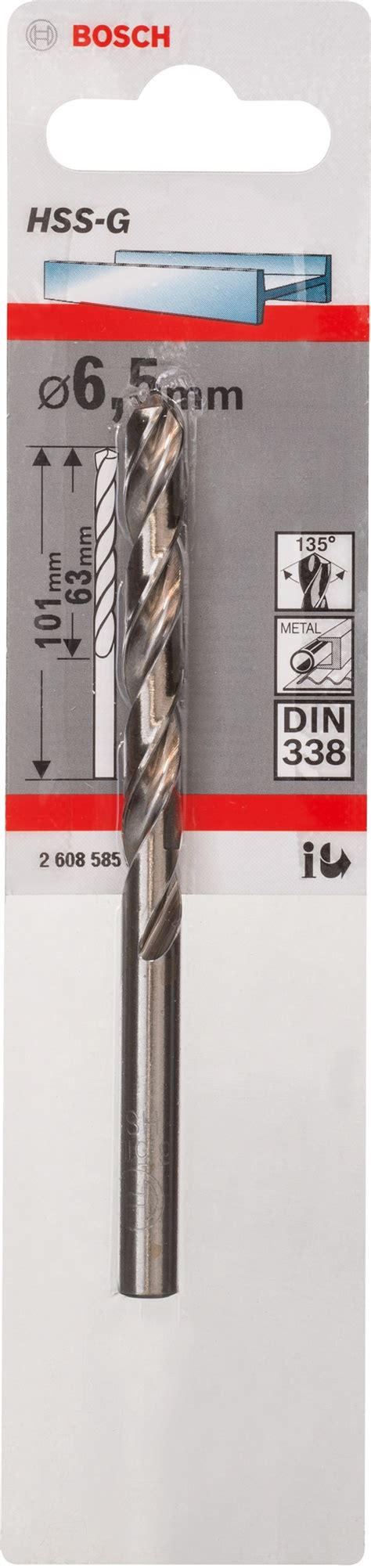 Bosch Metallbohrer Pro HSS G DIN 338 6 5 Mm X 63 Mm X 101 Mm Kaufen Bei OBI