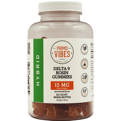 Delta 9 Gummies – Primo Vibes Hybrid Live Rosin