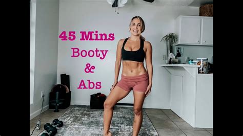 45 Min Booty And Ab Workout Best Workout For Your Gluten And Core All