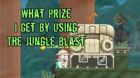 Growtopia What Prize I Get By Using The Jungle Blast Youtube