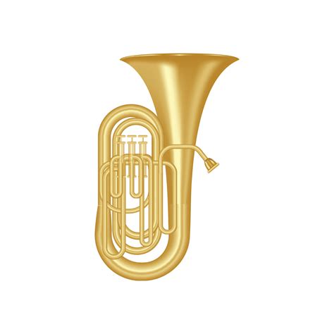 Tuba Musical Instrument Ai Generative Png