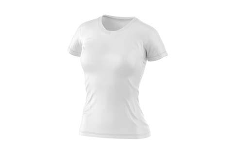 Camisa Blanca Para Ropa Deportiva De Mujer Foto Premium