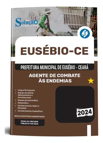 Apostila Eus Bio Ce Agente De Combate S Endemias Editora