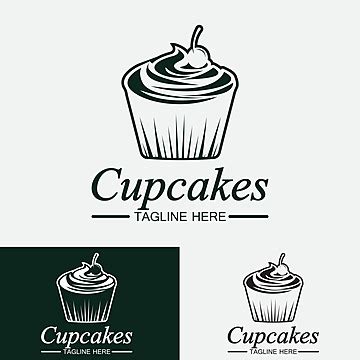 Template Vector Design For Cupcake Logo An Iconic Representation Of