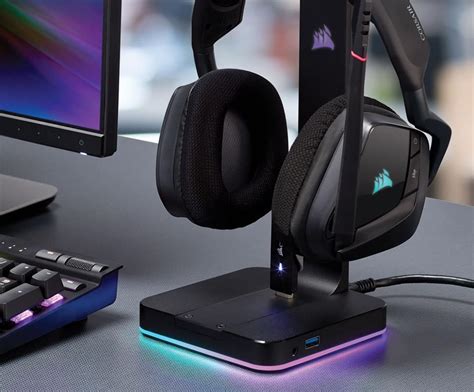 WE MADE A STAND FOR HEADSETS EVERYWHERE: ST100 RGB PREMIUM HEADSET STAND