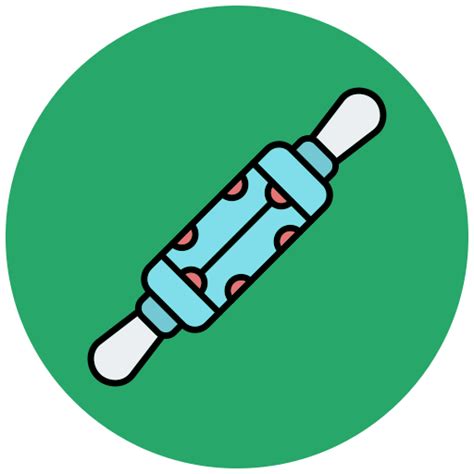 Rolling Pin Generic Outline Color Icon