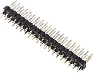 Amazon FPOUT 2 54mm 2x20 Pin Break Away Dual Male Header Pin For