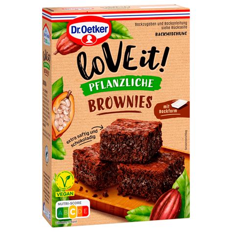 Dr Oetker LoVE It Backmischung Brownies Vegan 480g Bei REWE Online