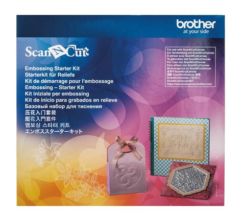 Brother Scanncut Starter Kit Embossing Brother Von Opitec Sterreich Gmbh