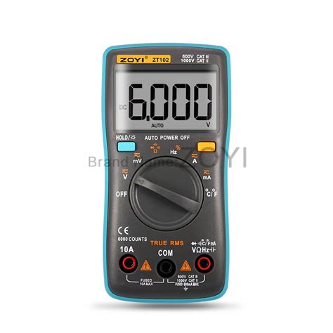 Zoyi Zt102 Automatic Range Digital Multimeter Capacitance Current