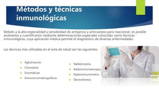 Metodos Y Tecnicas Inmunologicas PPT