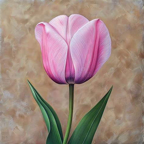 Tulip Painting Spring Flower Drawing Tulip Botanical Illustration