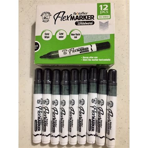 Flex Marker Whiteboard Refillable Bullet Non Toxic Sold Per Piece