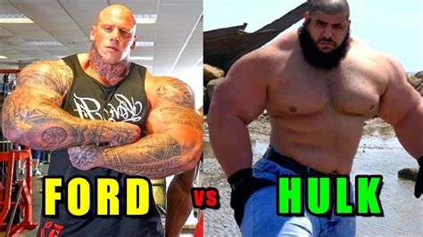 Mma Hulk Vs Ford Martyn Ford Vs Iranian Hulk Mma Fight Youtube