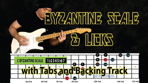 byzantine guitar scale chart Byzantine exotic musical scale