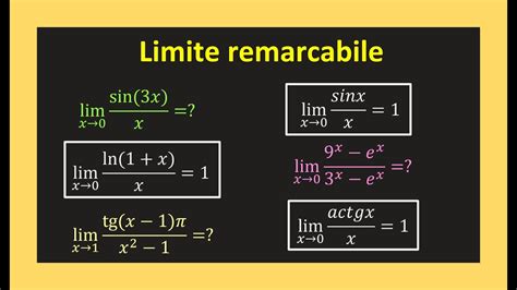 Limite Remarcabile Rezolvate Clasa 11 Cu Ln Sin Caz 0 Pe 0 Infinit Exercitii Invata Matematica