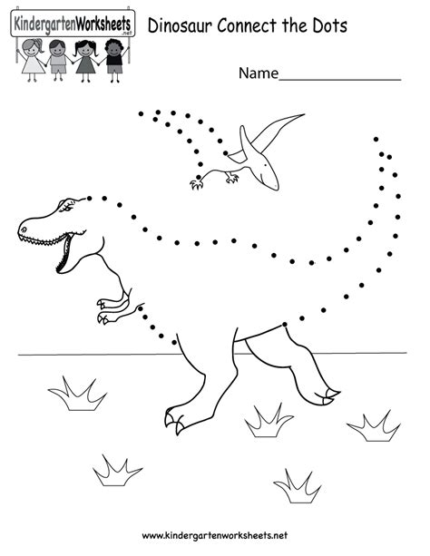 Printable Dinosaur Tracing Worksheets