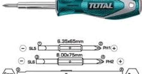 Total THT 2506076 6 IN 1 Screwdriver Set Price In Pakistan W11stop