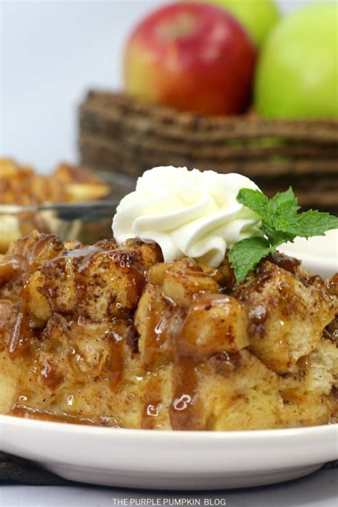 Caramel Apple Bread Pudding Recipe A Yummy Comforting Fall Dessert