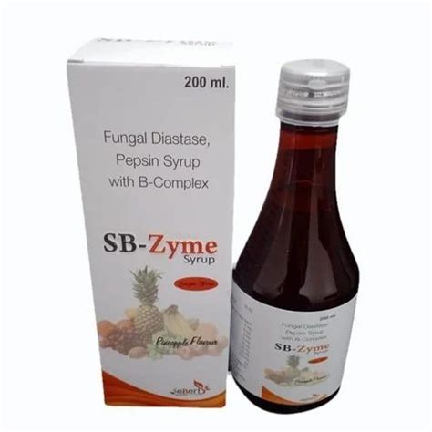 SB Zyme Fungal Diastase Pepsin Syrup 200 Ml At Rs 200 Bottle In