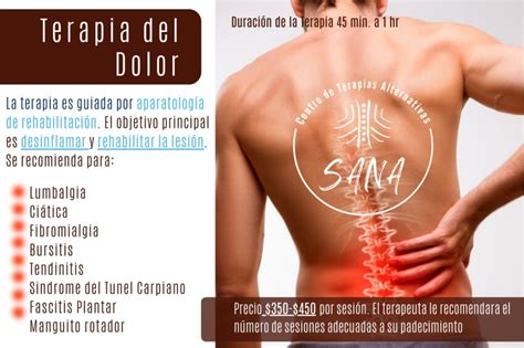 Terapia Del Dolor Sana Centro De Terapias Alternativas