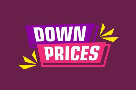 Down Prices Labels Banners Design Festive Template Can Be Used For