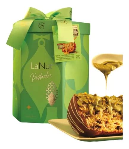 Panettone Pistache G Cacau Show Presente Natal Parcelamento Sem Juros