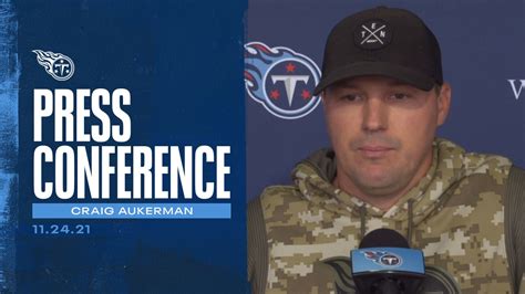 Titans Special Teams Coordinator Craig Aukerman Press Conference