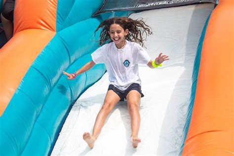 #Waterslide at Point O'Pines Summer Camp