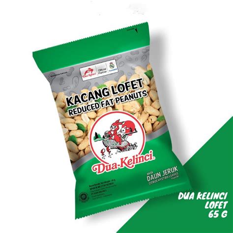 Jual Dua Kelinci Lofet Kacang Rasa Daun Jeruk 65 Gram Shopee Indonesia