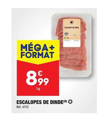 Promo Escalopes De Dinde Chez Aldi ICatalogue Fr