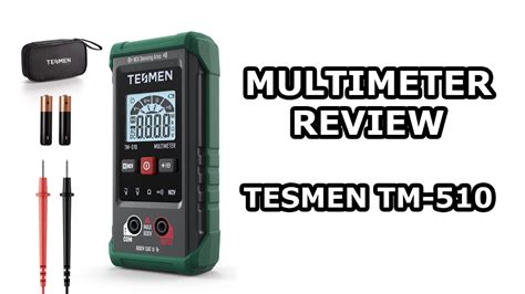 TESMEN TM 510 Multimeter Review GIVEAWAY YouTube