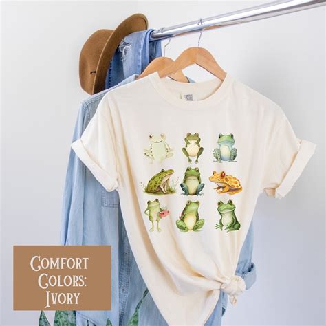 Cute Frog Oversized T Shirt Forestcore Golbincore Shirt Trendy Boho