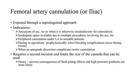 Arterial Cannulation In Cardio Thoracic Surgery Ppt