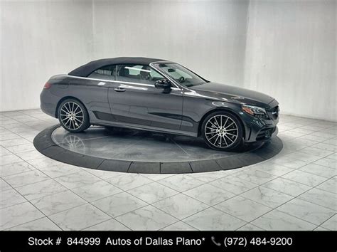 Used 2019 Mercedes Benz C Class C 300 Convertible Amg Sportnavcamblind Spot In Plano Tx