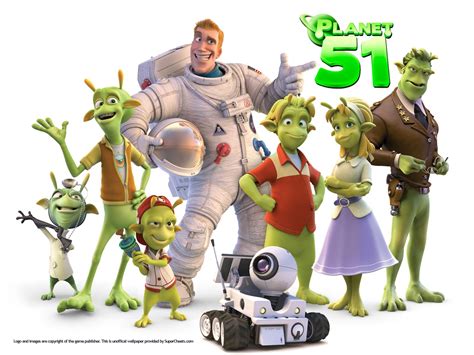 This Is A Poster For The Animated Film Planet 51 It Shows Alien