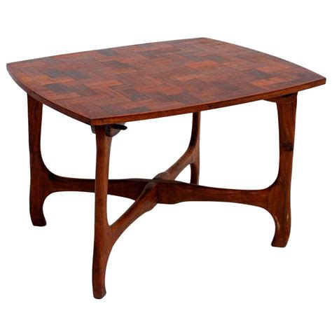 Rare Cocobolo Wood desk Don Shoemaker For Sale at 1stDibs