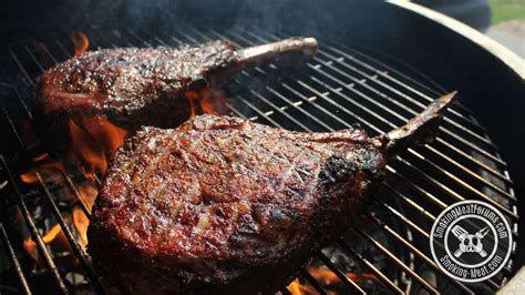 Smoked Tomahawk Steaks Reverse Seared To Perfection Learn To Smoke