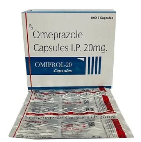 Omeprazole Capsules Ip Pack Of 20 X 15 Capsules Capsule Shape Cylinder At Best Price In Mumbai