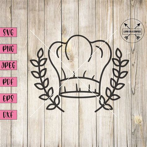 Chefs Hat Svg Personalized Chef Hat Logo Design Bakery Bakery Logo