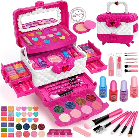 Aureyung Kids Makeup Kit for Girl, Toys Girls Ages 3 4 5 6 7 8 9 10,...