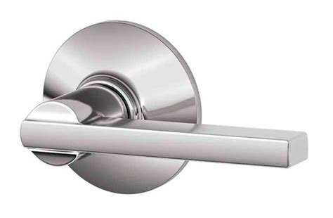 Schlage Latitude Bright Chrome Passage Lever, F10LAT 625