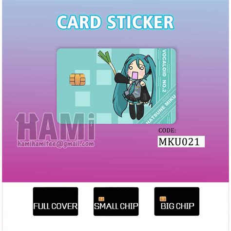 Hatsune Miku Ver 02 Card Sticker Cv01 Miku Tng Sticker Miku