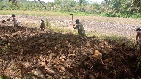 Proses Pembuatan Kolam Tanah Youtube