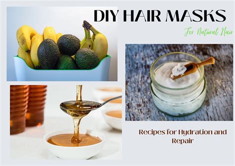 Diy Hair Masks For Natural Hair Recipes For Hydration And Repair