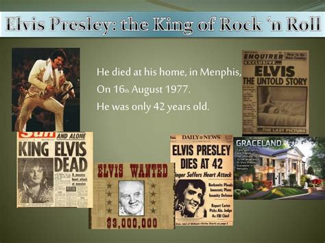 PPT - Elvis Presley: the King of Rock ‘n Roll PowerPoint Presentation ...