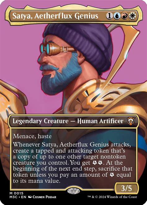 Satya Aetherflux Genius Borderless Commander Modern Horizons