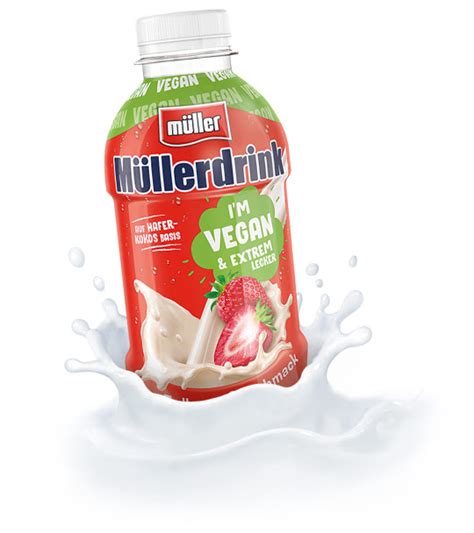 Müllerdrink Vegan Müllerdrink Vegan mit Erdbeer Geschmack Molkerei